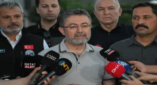 Bakan Yumaklı, Hatay'da orman yangınlarına ilişkin açıklama yaptı: (1)