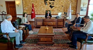 Beypazarı Kaymakamı Ünal Coşkun'a ziyaret 