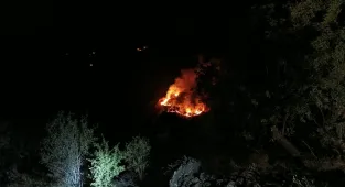 GÜNCELLEME 2 - Elazığ'da çıkan örtü yangını kontrol altına alındı