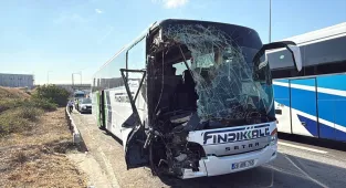 GÜNCELLEME - Anadolu Otoyolu'nda otobüsün kamyona çarpması sonucu 1 kişi öldü, 6 kişi yaralandı