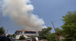 GÜNCELLEME - Tekirdağ'daki orman yangınına havadan ve karadan yoğun müdahale sürüyor