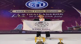 İmam hatip lisesi öğrencisi uluslararası matematik yarışmasında dünya üçüncüsü oldu