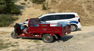 Karabük'te devrilen motorlu bisikletteki 6 kişi yaralandı