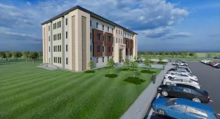 Kırşehir'e çevreci uygulamalarıyla modern bir kamu hizmeti binası kazandırılıyor