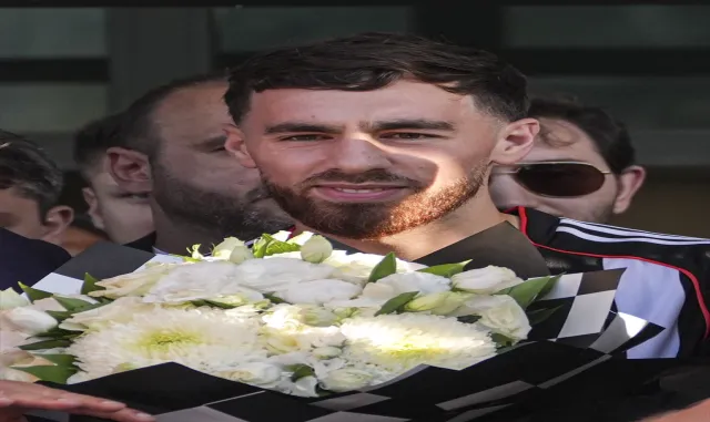 Milli yıldız Orkun Kökçü, Beşiktaş için İstanbul'da