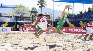 Plaj hentbolunda 17 Yaş Altı EHF Avrupa Şampiyonası Antalya'da başladı