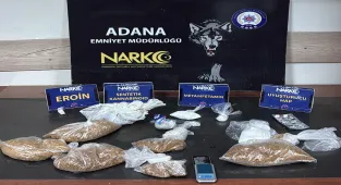 Adana'da uyuşturucu operasyonunda 5 zanlı tutuklandı