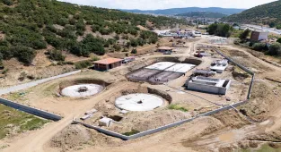 Akdağmadeni'nde atık su arıtma tesisi inşaatı sürüyor