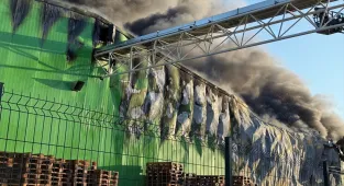 Balıkesir'de 2 işçinin öldüğü fabrika yangınına ilişkin güvenlik kamerası görüntüleri ortaya çıktı