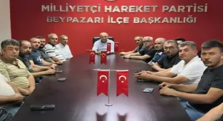 Beypazarı'nda MHP İlçe Olağan Yönetim Kurulu Toplantısı yapıldı