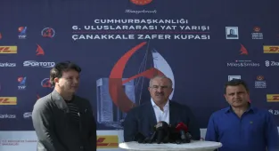 Cumhurbaşkanlığı Uluslararası Yat Yarışları'nın 3. etabı Çanakkale Zafer Kupası ödülleri verildi 