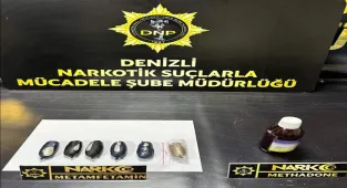 Denizli'de uyuşturucu operasyonunda yakalanan 2 şüpheli tutuklandı