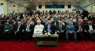 Diyanet İşleri Başkanı Erbaş Darüsselam Kudüs eserinin tanıtım programında konuştu: