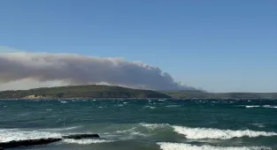 GÜNCELLEME 2 - Çanakkale Gelibolu'da ormanlık alanda çıkan yangına müdahale ediliyor