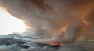 GÜNCELLEME - Çanakkale Gelibolu'da ormanlık alanda çıkan yangına havadan ve karadan müdahale sürüyor