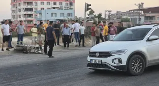 Hatay'da ciple çarpışan motosikletin sürücüsü öldü