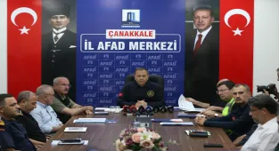 İçişleri Bakanı Yerlikaya, Çanakkale'deki orman yangınına ilişkin açıklamalarda bulundu: (2)