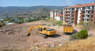 Mihalgazi'de 100 TOKİ konutunun inşası başladı