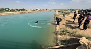 Şanlıurfa'da sulama kanalına giren kişi kayboldu