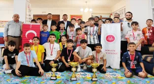 Sorgun'da yaz Kur'an kursları arasında düzenlene futbol turnuvası tamamlandı