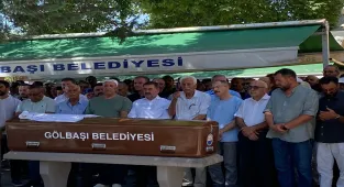 Yumurta kabuğu oyma sanatçısı Hamit Hayran, Gölbaşı'nda son yolculuğuna uğurlandı