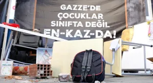 Bursa'da Gazze için farkındalık alanı oluşturuldu