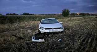 Çorum’da devrilen otomobildeki 1 kişi öldü, 4 kişi yaralandı