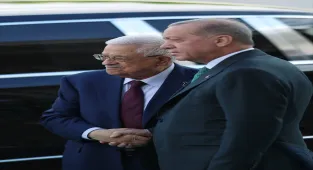 Cumhurbaşkanı Erdoğan, Filistin Devlet Başkanı Abbas ile görüştü