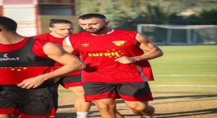 Göztepe, Beşiktaş maçının hazırlıklarını sürdürdü