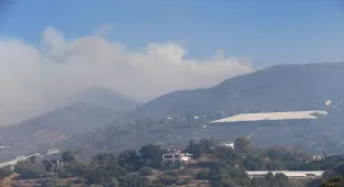 GÜNCELLEME 4 - Antalya'nın Alanya ilçesindeki orman yangınına müdahale sürüyor