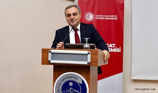 İhracat Akademisinin ilk dersi ERÜ'de başladı