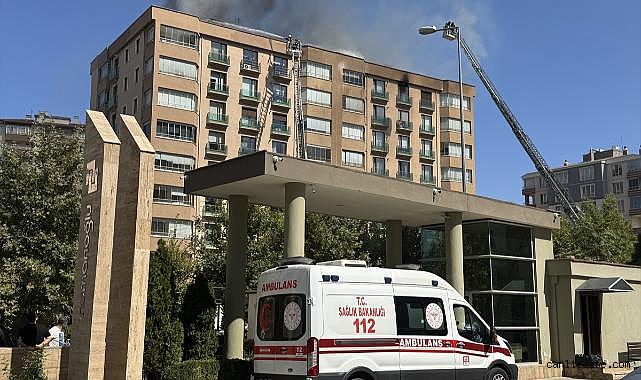 Kayseri'de apartmanda çıkan yangın söndürüldü