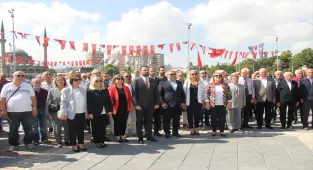 Kayseri'de CHP'nin 102. kuruluş yıl dönümü kutlandı