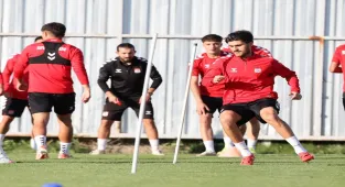 Sivasspor, Sarıyer maçı hazırlıklarına devam etti 