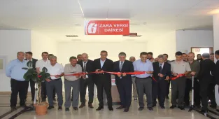 Zara'da Vergi Dairesi Müdürlüğü hizmete açıldı