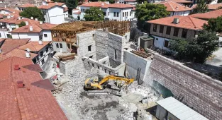Ankara Kalesi'nde gastronomi merkezi için çalışmalar başladı