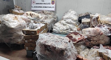 Başkentte 3 İş Yerinde 17 Ton Bozuk Et Ele Geçirildi