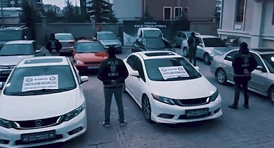 Change araç şebekelerine operasyon: 35 şüpheli yakalandı