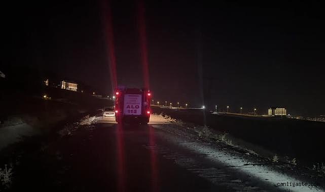 Erzurum'da Kaza: Otomobildeki 2 Kişi Yaralandı