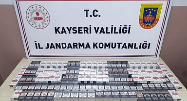Kayseri'de 320 paket kaçak sigara ele geçirildi