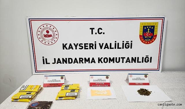 Kayseri'de uyuşturucu operasyonu: 3 gözaltı