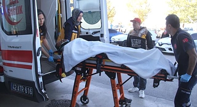 Konya'da İnşaattan Düşen Kişi Yaralandı