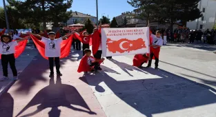 Orta'da Cumhuriyet'in 102. yılı kutlandı