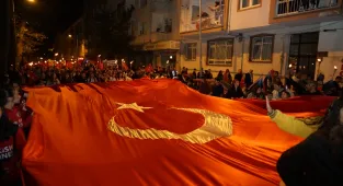 Polatlı'da Cumhuriyete Saygı Yürüyüşü düzenlendi