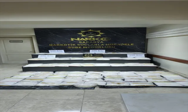 Sakarya'da 100 kilogram sentetik uyuşturucu ele geçirilmesine ilişkin 1 şüpheli tutuklandı