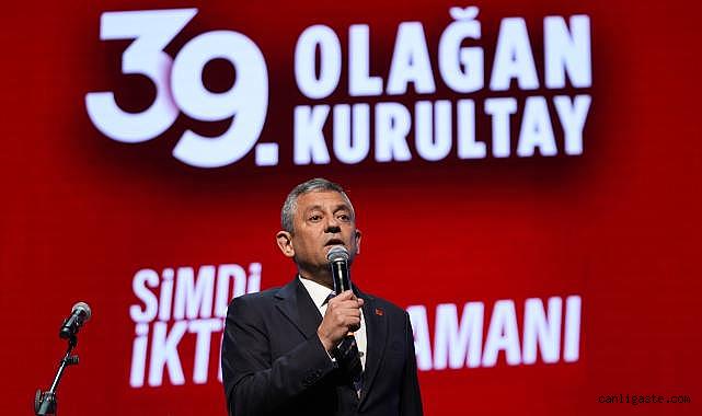 CHP Kurultayı: Özgür Özel yeniden genel başkan seçildi