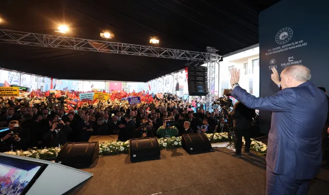 Cumhurbaşkanı Erdoğan, Adıyaman'da 350 bininci afet konutunun teslim töreninde konuştu: (2)
