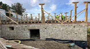 Edirne'deki Muradiye Mevlevihanesi'nin ihyasına yönelik çalışmalar sürüyor