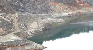 Hatay'ın içme suyu kaynaklarından Karaçay Barajı'nda doluluk oranı yüzde 6,1'e düştü