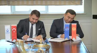 Kahramankazan ile Kırgızistan'ın Narın Belediyesi arasında kardeş şehir protokolü imzalandı